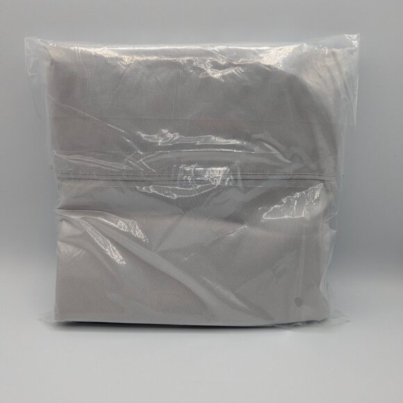 HBHLFZ Twin Flat Sheet Ultra Soft Polyester Light Gray 96"x66" NEW Sealed Pkg - Picture 3 of 4